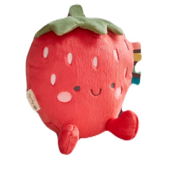Itzy Ritzy Other - Itzy Ritzy Plush Strawberry Toy